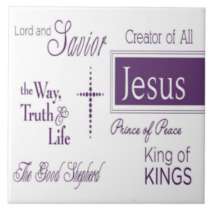 JESUS Christian Ceramic Tile Trivit Hot