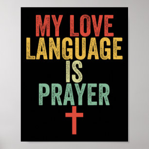 Jesus Christian Easter Shirt My Love Language Is P Poster