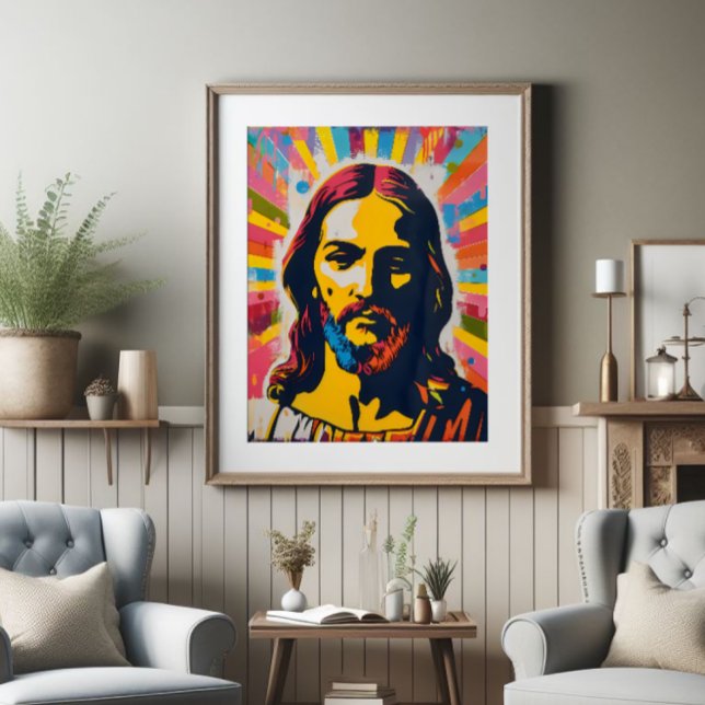 Jesus Christian Pop Art Photo Print (Creator Uploaded)