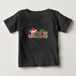 Jesus Christian Religious Saying Faith Bible Verse Baby T-Shirt