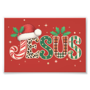 Jesus Christian Religious Saying Faith Bible Verse Photo Print