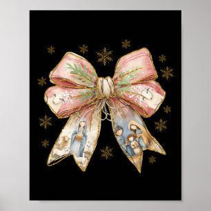 Jesus Christmas Coquette Xmas Jesus Is The Reason  Poster