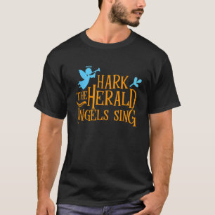 Jesus Christmas Holiday Hark The Herald Angels Sin T-Shirt