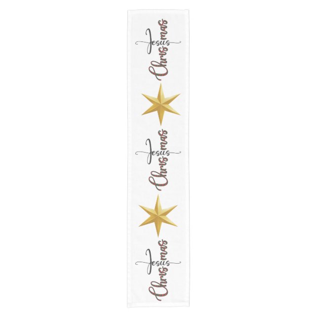 Jesus Christmas Table Runner (Front)
