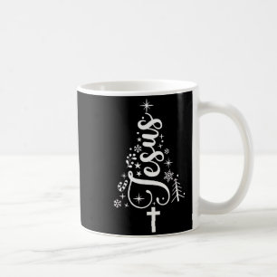 Jesus Christmas Tree Bible Verse  Coffee Mug
