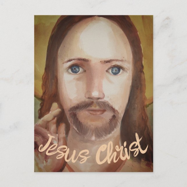 Jesus Christ's Portrait Postcard (Front)