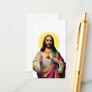 Jesus Christus in Pop Art Style  Enclosure Card