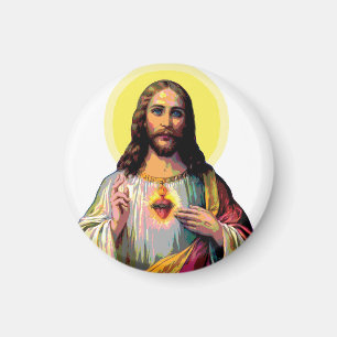 Jesus Christus in Pop Art Style Magnet