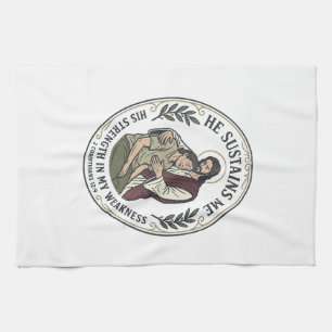 Jesus Chronic Illness Encouragement T-Shirt Inspir Kitchen Towel