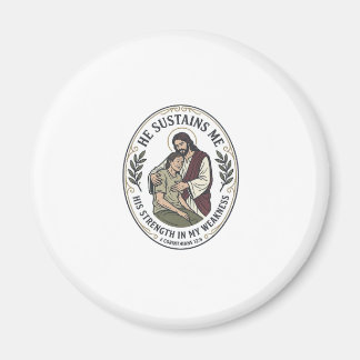 Jesus Chronic Illness Encouragement T-Shirt Inspir Magnet