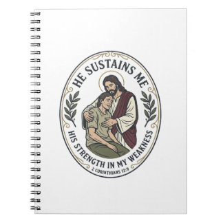 Jesus Chronic Illness Encouragement T-Shirt Inspir Notebook