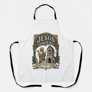 Jesus Church Bell Jesus Church Bell Christian Fait Apron