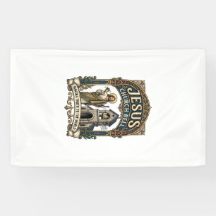 Jesus Church Bell Jesus Church Bell Christian Fait Banner