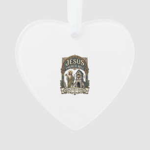 Jesus Church Bell Jesus Church Bell Christian Fait Ornament