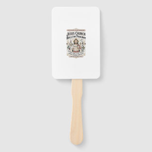 Jesus Church Bulletin Program Jesus Church Bulleti Hand Fan