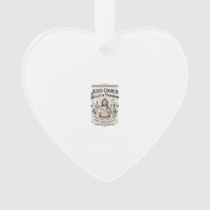 Jesus Church Bulletin Program Jesus Church Bulleti Ornament