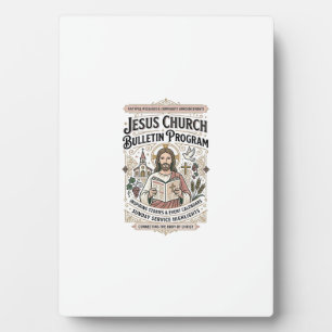 Jesus Church Bulletin Program Jesus Church Bulleti Plaque