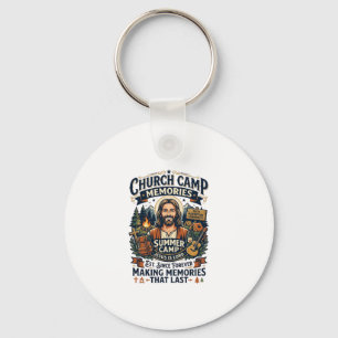 Jesus Church Camp VBS Nostalgia Shirt Faith Based Keychain
