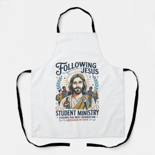 Jesus Church Merch Youth Camp Style Shirt Faith Ba Apron