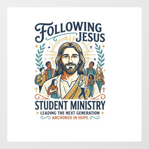 Jesus Church Merch Youth Camp Style Shirt Faith Ba Window Cling