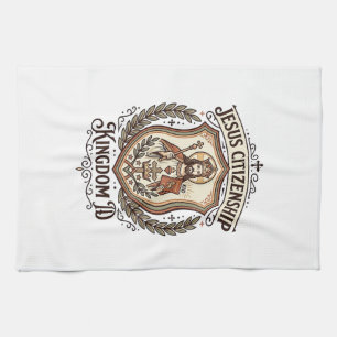 Jesus Citizenship Kingdom ID Jesus Citizenship Kin Kitchen Towel