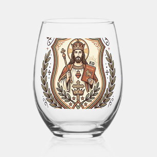 Jesus Citizenship Kingdom ID Jesus Citizenship Kin Stemless Wine Glass