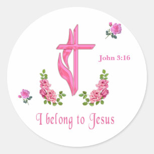 Jesus Classic Round Sticker