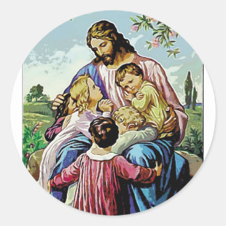 Jesus Classic Round Sticker