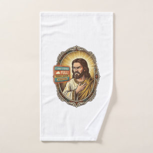 Jesus Cloud Storage Full Warning Paywall Tech Humo Hand Towel