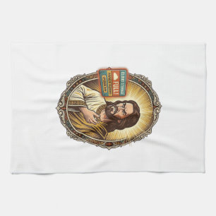 Jesus Cloud Storage Full Warning Paywall Tech Humo Kitchen Towel