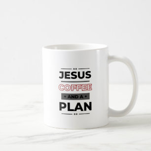 Jesus, Coffee And A Plan Mug