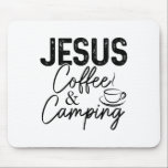 Jesus Coffee And Camping Christian Camper Nature L Mouse Pad<br><div class="desc">Jesus Coffee And Camping Christian Camper Nature Lover</div>