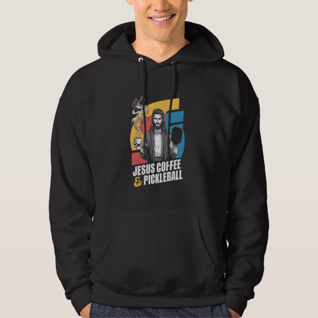 Jesus Coffee Pickleball Hoodie (Front)