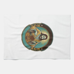 Jesus Coffee Stain Pants Before Meeting Office Wor Kitchen Towel