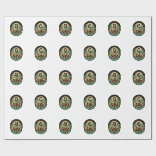 Jesus Coffee Stain Pants Before Meeting Office Wor Wrapping Paper