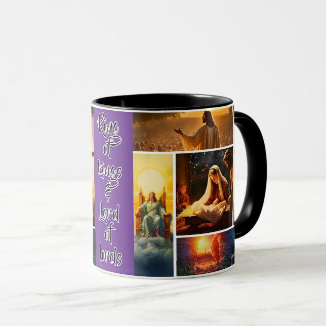 Jesus Collage Mug (Front Right)