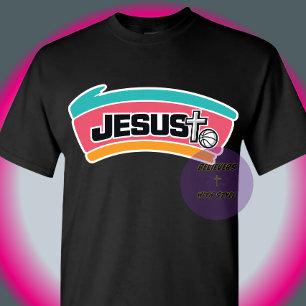 JESUS - Colourful and Sporty T-Shirt