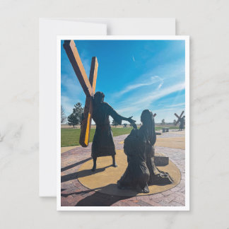 Jesus Comforts the Women of Jerusalem Postcard