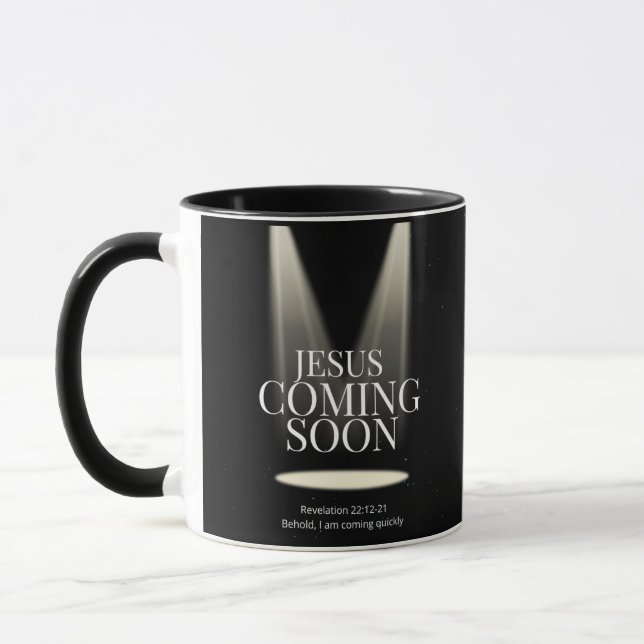 Jesus COMING SOON Mug (Left)