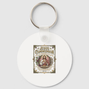 Jesus Communion Jesus Communion Christian Faith Vi Keychain