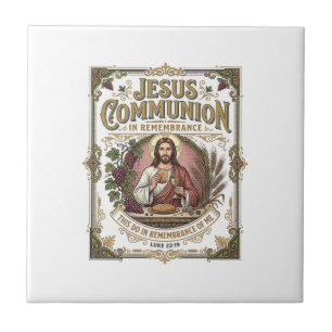 Jesus Communion Jesus Communion Christian Faith Vi Tile
