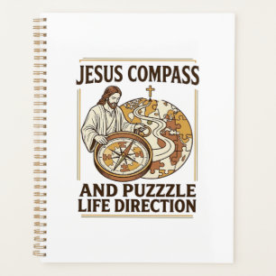 Jesus Compass And Puzzle Life Direction Jesus Comp Planner