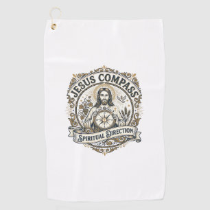 Jesus Compass Spiritual Direction Jesus Compass Sp Golf Towel