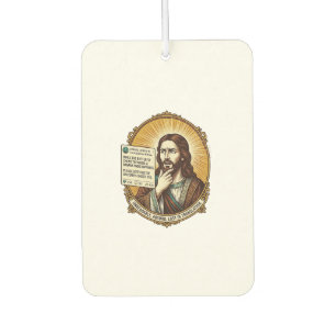 Jesus Confused Auto Translate Post Fail Social Hum Air Freshener