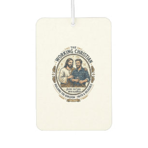 Jesus Construction Trades Shirt Christian Graphic_ Air Freshener