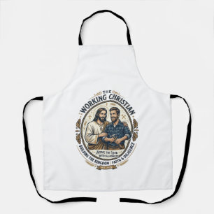 Jesus Construction Trades Shirt Christian Graphic_ Apron