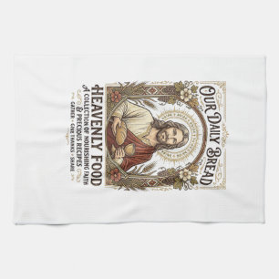 Jesus Cookbook Recipe Card Aesthetic Vintage Shirt Kitchen Towel