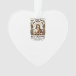 Jesus Cookbook Recipe Card Aesthetic Vintage Shirt Ornament