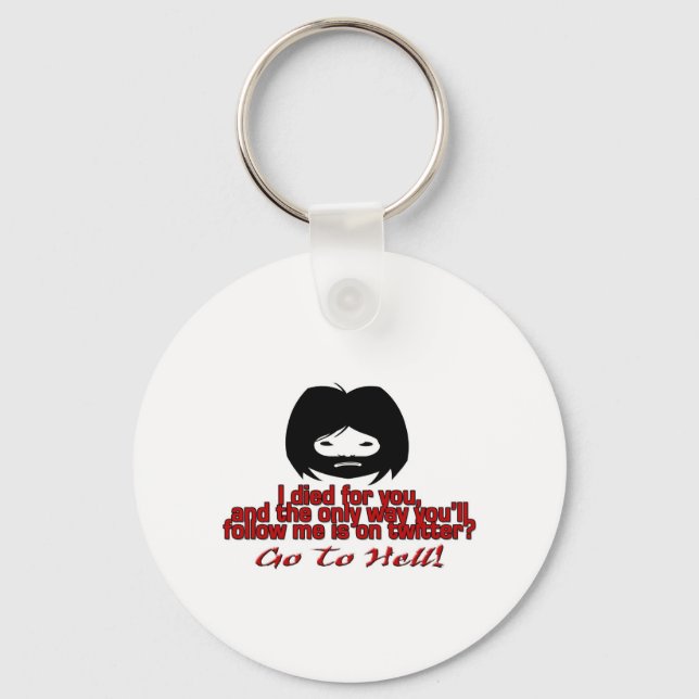 jesus copy.jpg keychain (Front)