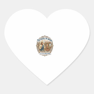 Jesus Craft Seller Etsy Maker Shirt Faith Based De Heart Sticker
